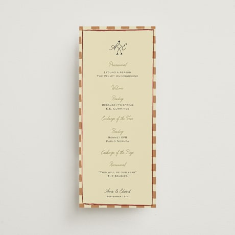 Wedding Programs