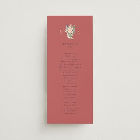 Wedding Programs