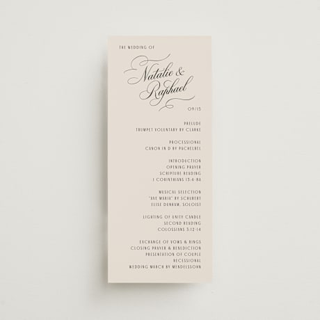 Wedding Programs
