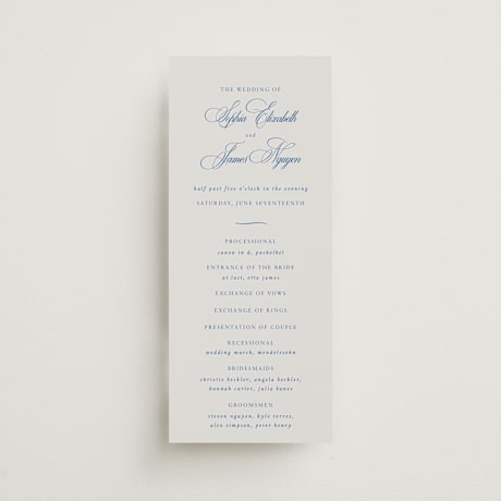 Wedding Programs