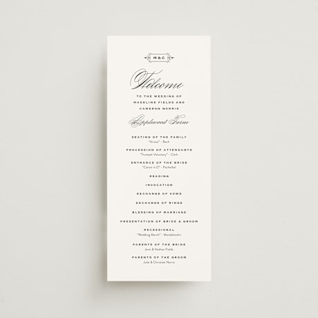 Wedding Programs