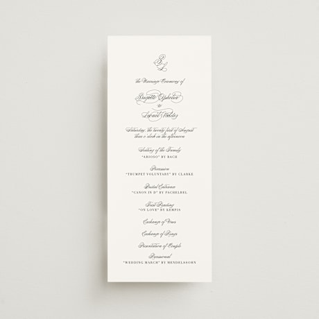 Wedding Programs