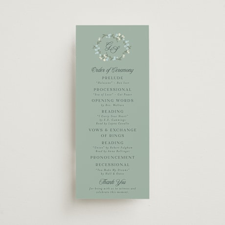 Wedding Programs