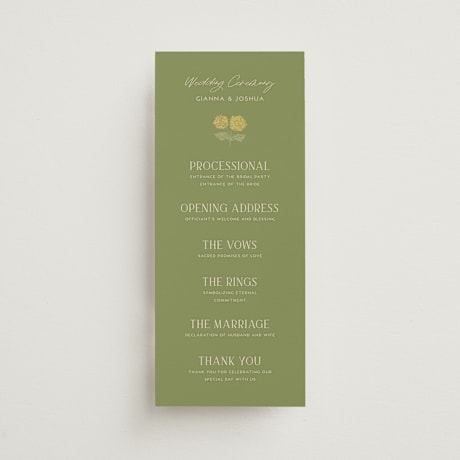 Wedding Programs