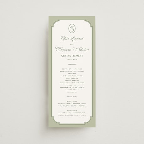 Wedding Programs