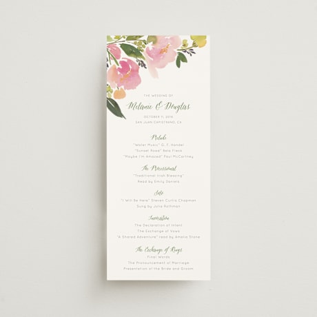 Wedding Programs