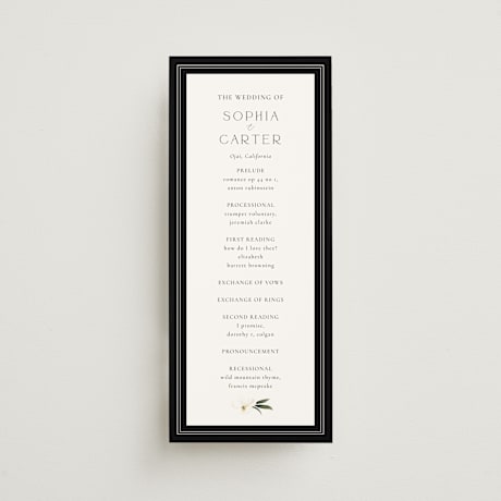 Wedding Programs