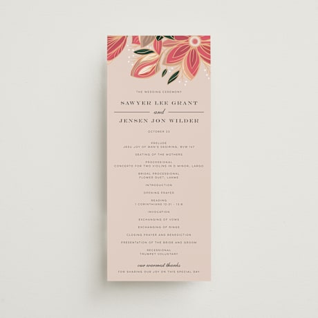 Wedding Programs