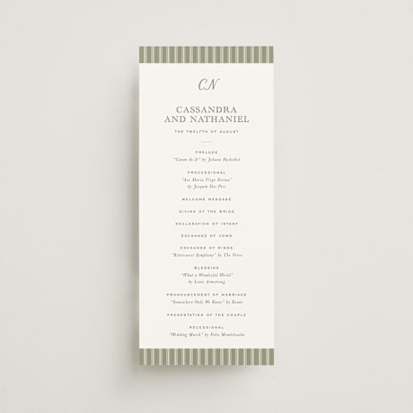 Wedding Programs