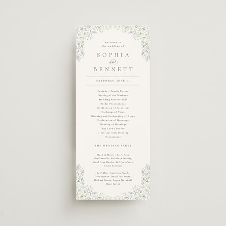 Wedding Programs