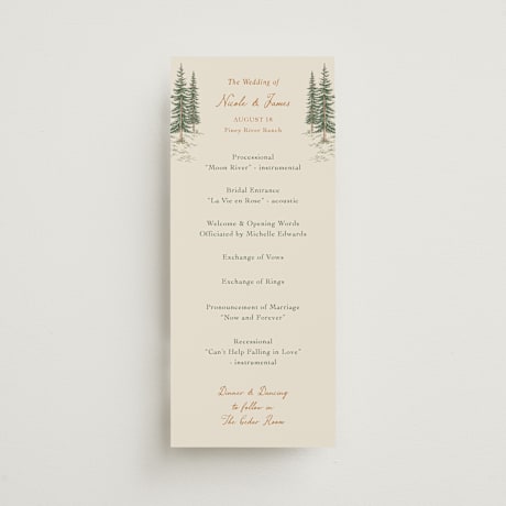 Wedding Programs