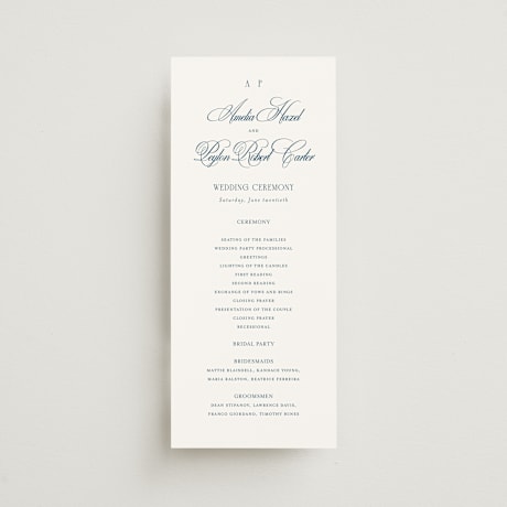 Wedding Programs