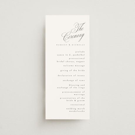 Wedding Programs