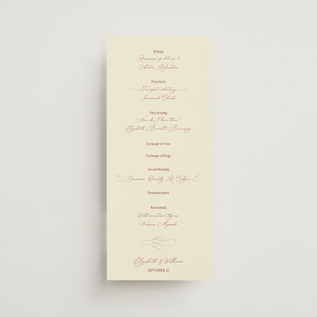 Wedding Programs