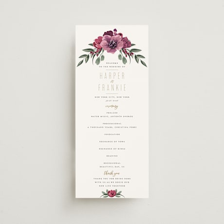 Wedding Programs