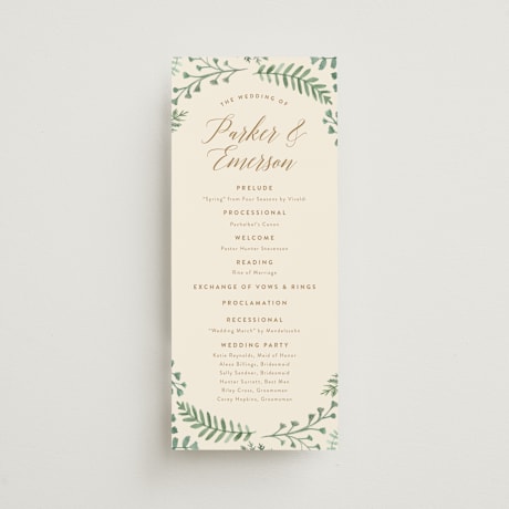 Wedding Programs