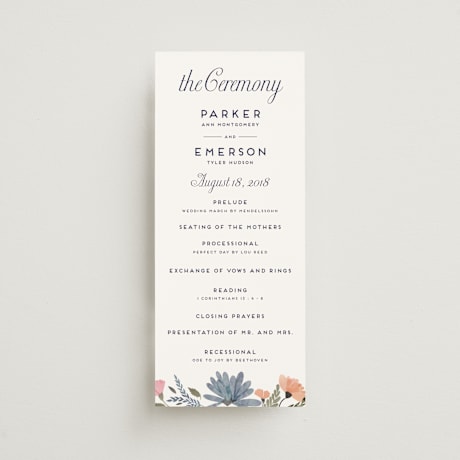 Wedding Programs