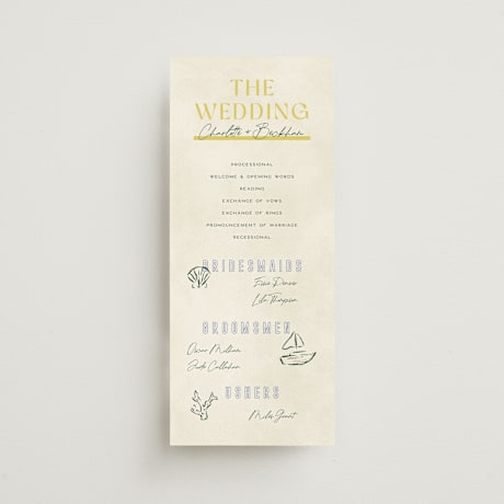 Wedding Programs