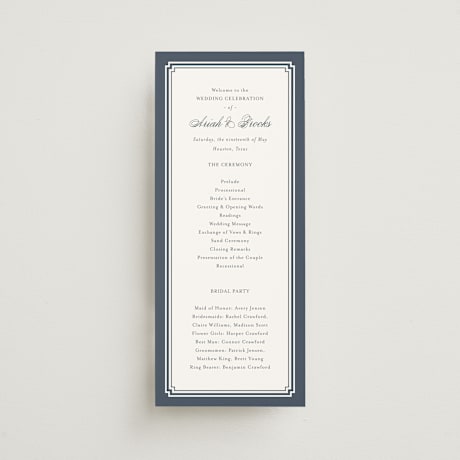 Wedding Programs