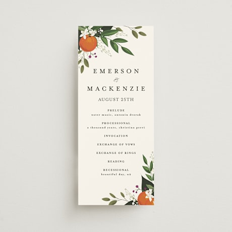 Wedding Programs