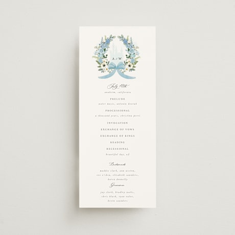 Wedding Programs