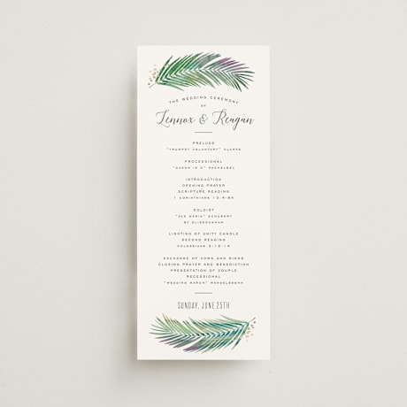 Wedding Programs