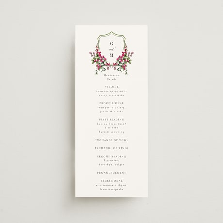 Wedding Programs