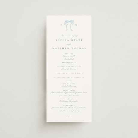 Wedding Programs