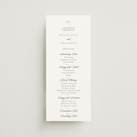 Wedding Programs