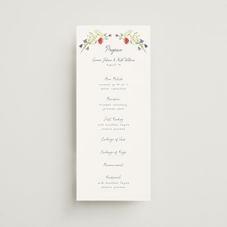 Wedding Programs