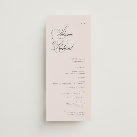 Wedding Programs