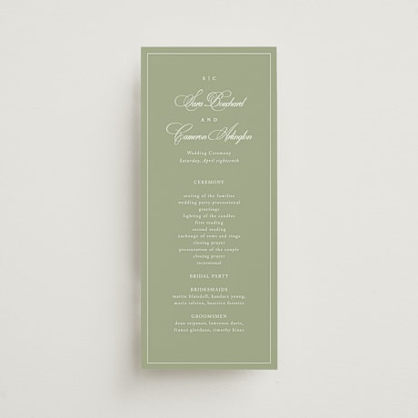 Wedding Programs