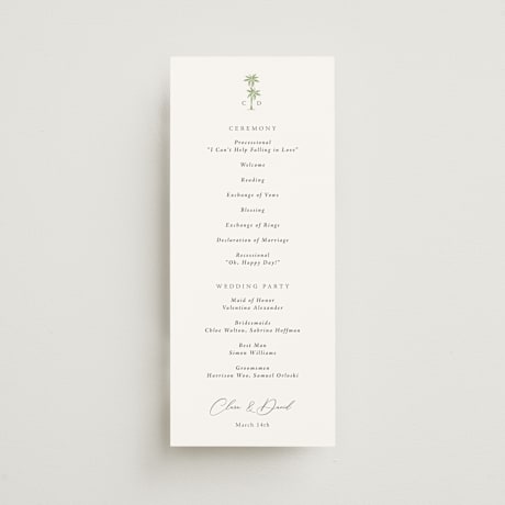 Wedding Programs