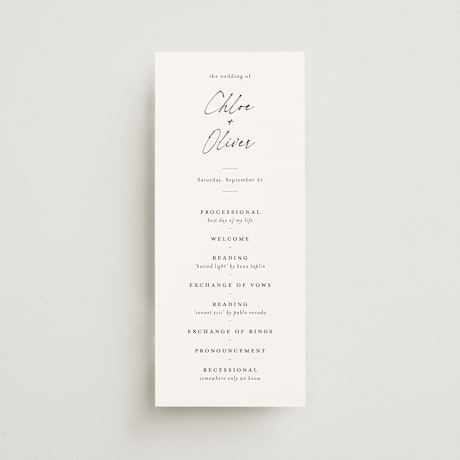 Wedding Programs