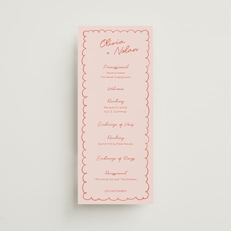 Wedding Programs