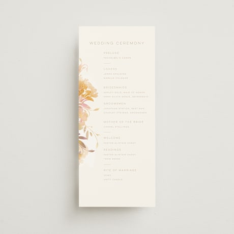 Wedding Programs
