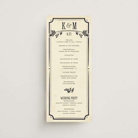 Wedding Programs