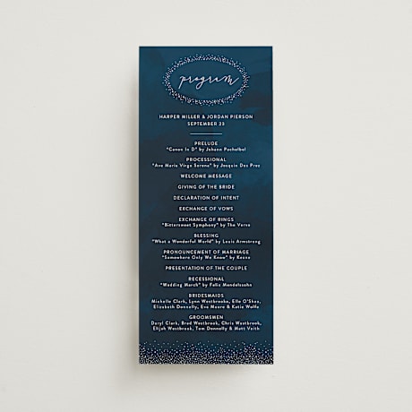 Wedding Programs