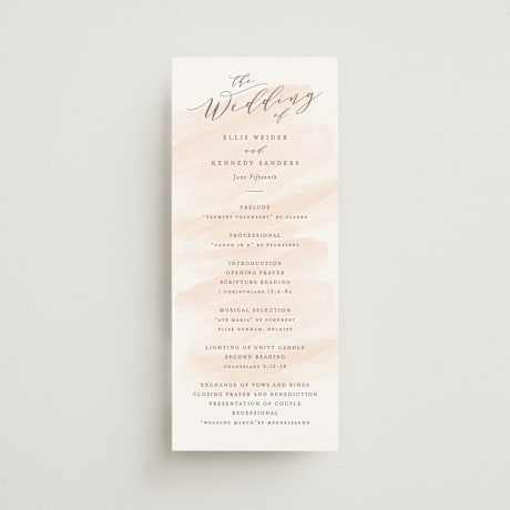 Wedding Programs