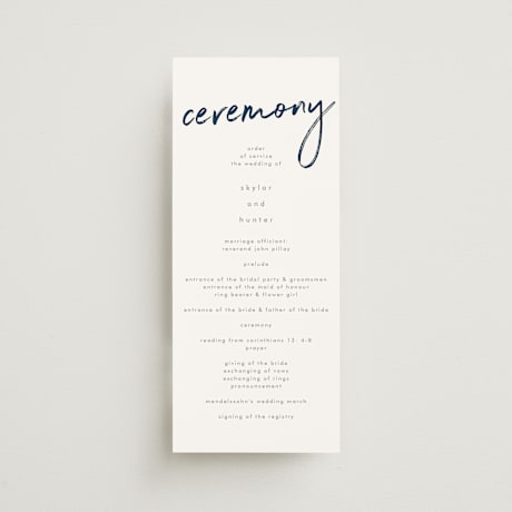 Wedding Programs