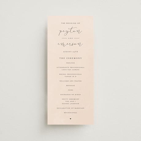 Wedding Programs