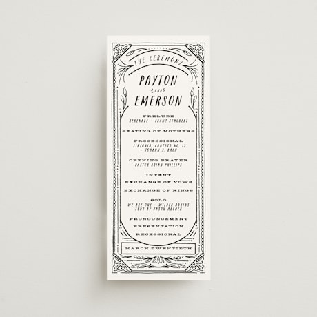 Wedding Programs