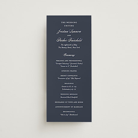 Wedding Programs