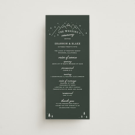 Wedding Programs