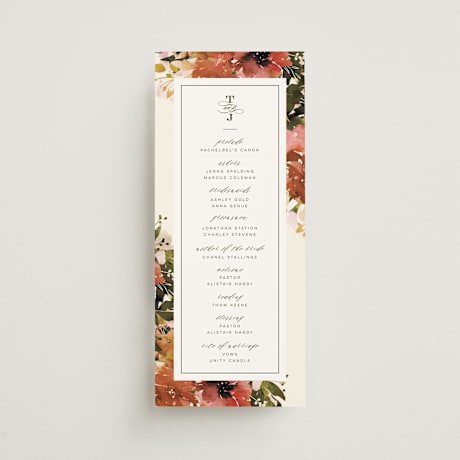 Wedding Programs