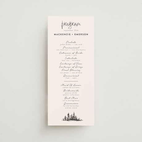 Wedding Programs