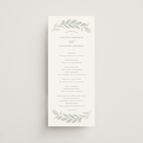 Wedding Programs