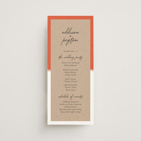 Wedding Programs