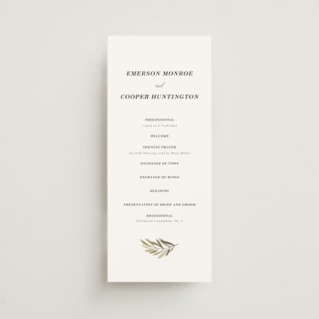 Wedding Programs