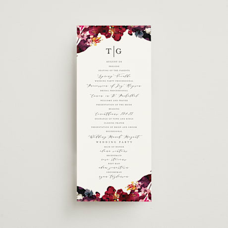 Wedding Programs